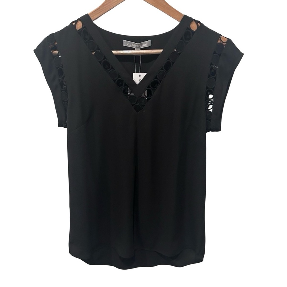 Donated - not for sale. 
 Cutout Detail Blouse in black